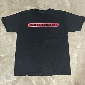 Black independent graphic shirt